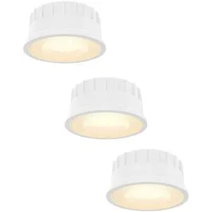 HOFTRONIC 3er Set Dimmbarer LED Modul- 6 Watt 570 Lumen - CCT Lichtfarbe einstellbar 2700K/4000K/6000K