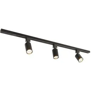 HOFTRONIC Taros LED Schienensysteme-Paket - Recht - 1 m Schiene - 3 Schienenstrahler - ohne Lichtquelle - IP20 - modular - 230 V
