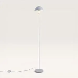 LUSENZ Wistro - Stehlampe 150 cm - Stehlampe wohnzimmer - Modernes design - Matt weiß beschichtetes Metall - E27 Fassung - Mit Fußschalter