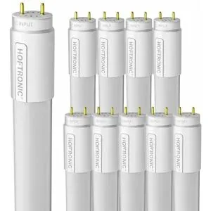 HOFTRONIC 10er Set LED Röhre 120cm - T8 G13 Fassung - 12,5 Watt 2000 Lumen (160lm/W) - 6500K tageslichtweißes Licht - flimmerfrei