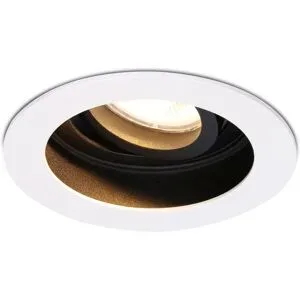 HOFTRONIC Laredo LED Einbaustrahler - GU10 4 Watt 345 lumen - 2700K warmweiß - Dimmbar - Versenkt - Rund - Schwenkbar - IP20 für innen - Weiß