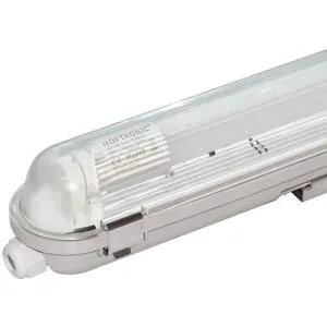 HOFTRONIC 10x LED Feuchtraumleuchte 120cm - T8 (G13) - 18W 1980 Lumen (110lm/w) - 6000K tageslichtweiß (860) - Verknüpfbar - Flimmerfrei - IP65 wasserdicht - LED Wannenleuchte