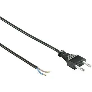 HOFTRONIC Netzkabel 1.5 Meter - Eurostecker - 2x0.75 mm² - 220-240V - Innenbereich
