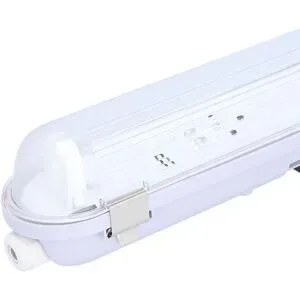 HOFTRONIC LED Feuchtraumleuchte 150 cm - Linkbar - Geeignet für T8 (G13)-Röhren - IP65 wasserdicht - T8 Fassung G13 - Röhrenhalterung - max. 1x30W