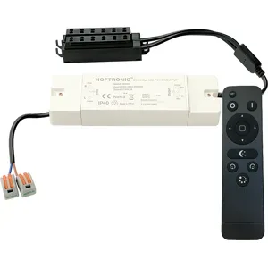 HOFTRONIC Dimmbarer LED-Transformator 12V - 36 Watt - 3A - 2.4 GHz - inkl. Fernbedienung 2.4GHz - IP40 für den Innenbereich