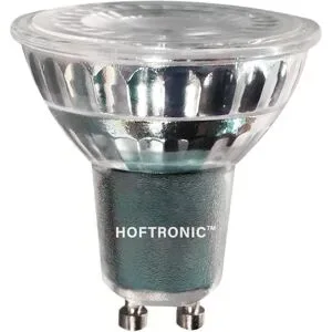 HOFTRONIC GU10 LED Dimmbar - 4W 345lm - 2700K warmweiß - Ersetzt 50W - Glas - GU10 Fassung - LED Reflektor - Universalfassung