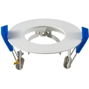 HOFTRONIC Bari LED Einbaustrahler - Durchmesser 85mm - GU10 Einbauleuchte - Rund - IP65 für Bad und Außenbereich - Weiß