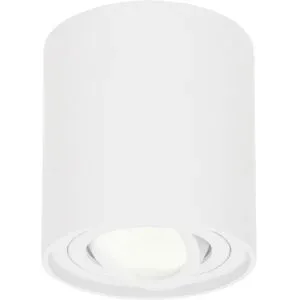 HOFTRONIC LED Deckenspot Ray - Rund - 4 Watt 345 Lumen - 4000K neutralweiß - schwenkbar - GU10 Fassung - Aufbaustrahler - Deckenleuchte - Weiß - IP20 für innen - Dimmbar