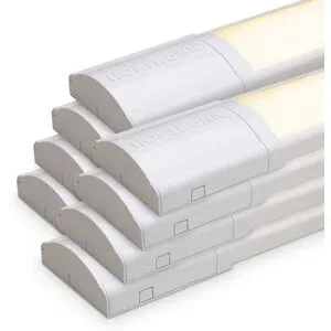 HOFTRONIC 8x LED-Leiste 120 cm ? 40 W 5600 lm (140 lm/W) ? 3000 K warmweiß ? Ersetzt 320 W ? Samsung SMD LED-Chips ? Flimmerfrei ? IP20 staubgeschützt ? Unterbauleuchte