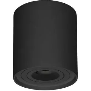 HOFTRONIC LED Deckenspot Eckig Ray - 1-Flammig - Schwenkbar - GU10 Fassung - Aufbaustrahler - Innen - Deckenleuchte - Austauschbarer Abdeckring - Schwarz
