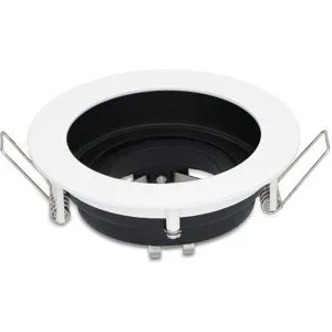 HOFTRONIC Laredo LED Einbaustrahler - Schwenkbar - Durchmesser 100mm - GU10 Fassung - Rund - IP20 für den Innenbereich - Weiß