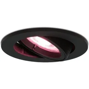 HOFTRONIC SMART Oslo Smart Einbaustrahler - Wifi + Bluetooth - RGBWW - GU10 5,5 Watt 345 Lumen - Schwenkbar - Google Home, Amazon Alexa und Siri - IP20 für innen - Schwarz