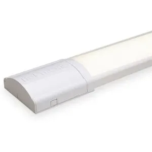 HOFTRONIC LED Lichtleiste 150cm - 50W 6000lm (120lm/W) - Ultra Flach 2,5 cm - 4000K neutralweiß - Ersetzt 400W - Samsung SMD LED Chips - Flimmerfrei - IP20 - Deckenleuchte - LED Batten