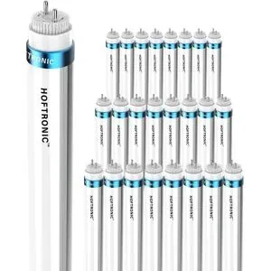 HOFTRONIC 25x LED Röhre 120cm - T8 G13 - 18W 2520lm (140lm/W)- 3000K warmweiss - Flimmerfrei - Ersetzt 65W (65W/830) - Inkl. Starter - Aluminiumröhre - LED Leuchtstoffröhre