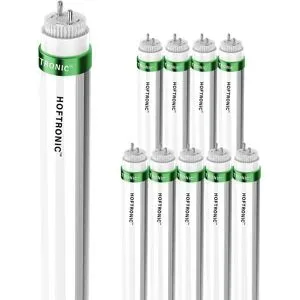 HOFTRONIC 10x LED Röhre 60cm - T8 G13 - 9 Watt 1440 Lumen (160lm/W) - 4000K neutralweiß - Flimmerfrei - Ersetzt 36W (36W/840) - Inkl. Starter - Aluminiumröhre - LED Leuchtstoffröhre