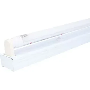 HOFTRONIC LED-Leuchtstofflampe 150cm - T8 (G13) - 24W 4800 Lumen (200lm/w) - 4000K neutralweiß (840) - Flimmerfrei - IP20 Staubdicht - Komplettset Röhrenhalterung