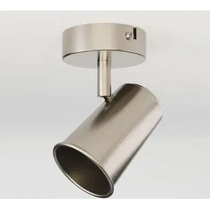HOFTRONIC Riga - LED Deckenleuchte - 1 Flammig - Schwenkbar - GU10 fassung - Dimmable - IP20 für Innenbereich - Edelstahl