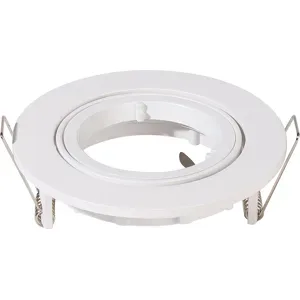 HOFTRONIC Dublin - LED Einbaustrahler - Schwenkbar - Durchmesser 93mm - GU10 Fassung - Rund - IP20 für den Innenbereich - Weiß