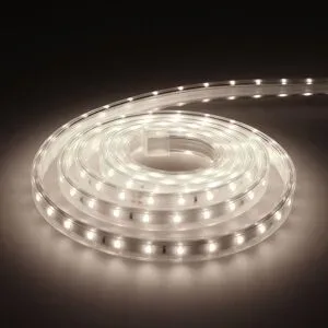 HOFTRONIC Glow60 LED Streifen 2 Meter - 60 LEDs/m - 11 W 1020 lm - SMD 2835 - 6000K tageslichtweiß - Kürzbar pro 1m - IP65 wasserdicht - Dimmbar - Außen & Innen