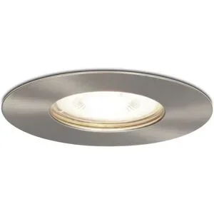 HOFTRONIC Bari LED Einbaustrahler - 4W 345lm - 4000K neutralweiß - GU10 - Dimmbar - Rund - IP64 Wasserdicht - Edelstahl - Für Bad, Innen und Außen