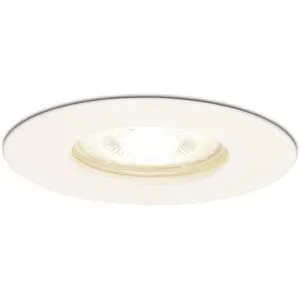 HOFTRONIC Bari LED Einbaustrahler - 4W 345lm - 4000K neutralweiß - GU10 - Dimmbar - Rund - IP64 Wasserdicht - Weiß - Für Bad, Innen und Außen