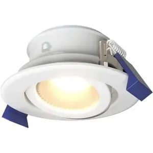 HOFTRONIC Lima LED Einbaustrahler - 4W 345lm - 4000K neutralweiß - GU10 - Dimmbar - Rund - Schwenkbar - IP65 Wasserdicht - Weiß - Für Bad, Innen und Außen