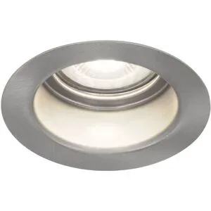 HOFTRONIC Mari LED Einbaustrahler - 4W 345lm - 6500K tageslichtweiß - GU10 - Dimmbar - Rund - IP64 Wasserdicht - Edelstahl - Blendfrei