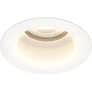 HOFTRONIC Mari - LED Einbaustrahler Flach - 6 Watt 570 Lumen - 4000K neutralweiß - GU10 LED Modul - Blendfrei - Dimmbar - Rund - IP65 wasserdicht - Weiß - LED Coin