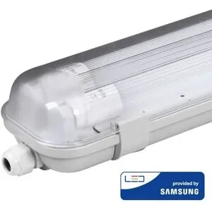 V-TAC LED Feuchtraumleuchte 120cm - 36W 3400lm (90lm/W) - 4000K neutralweiß - Ersetzt 100W - Verknüpfbar - IP65 wasserdicht