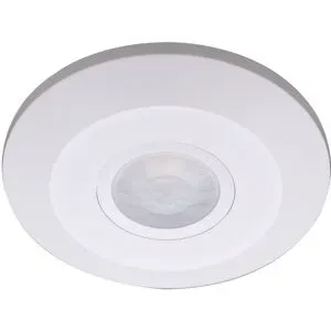 HOFTRONIC PIR-Bewegungsmelder mit Dämmerungsschalter - 360° - Aufputzmontage - 6 Meter Reichweite - Maximal 1000 Watt - IP20 für den Innenbereich - Weiß