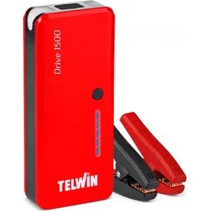 Telwin Drive 1500 - Tragbarer Mehrzweck-Notstarter  - Power Bank