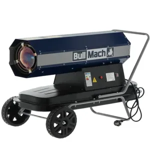 BullMach BM-DDH 30 - Diesel-Heizkanone - direkte Verbrennung - auf Rädern - 30kW