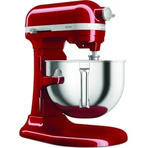 KitchenAid Artisan 5KSM60SPX-EER Rot  Küchenmaschine mit Schüsselheber