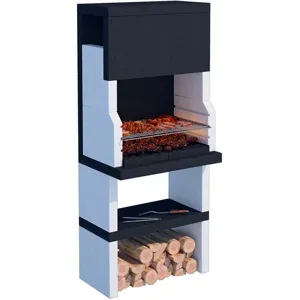 Linea VZ Stoccolma - Grillkamin für Holz/Holzkohle