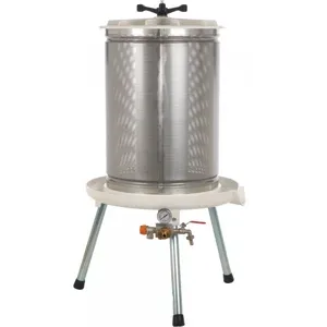 Enotecnica Pillan Garda - Hydropresse für Obst 80 L - Behälter aus Edelstahl