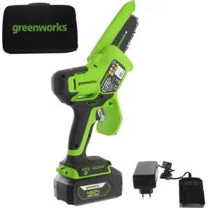 Greenworks GD48MCS10XK2 - Akku-Handkettensäge - 48V 2Ah