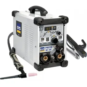 GYS Protig161 DC - Inverter Schweißgerät (WIG HF/LIFT, MMA) + Koffer, Gleichstrom (DC)