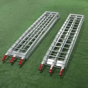 GeoTech Auffahrrampen-Set (310 cm) aus Aluminium für Rasentraktoren, ATV usw