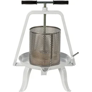 Enotecnica Pillan - Schraubpresse für Obst und Gemüse 9L - Edelstahl-Gitter