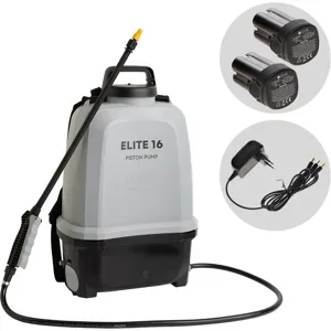 Volpi ELITE 16 PRO TECH  Akku-Rückenspritze mit Teleskoplanze aus Glasfaser 2 × 14,4 V 2 Ah  8 bar