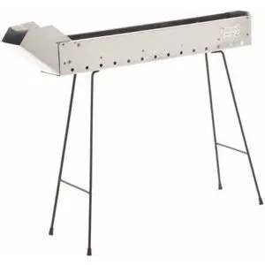 Cruccolini Inox 75 cm - Lammspieße-Kohlegrill - Kochfläche 70 x 10 cm