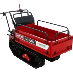 AgriEuro Premium Raupendumper mit ausziehbarer Mulde Ranger  M570 - Honda GX200 Motor