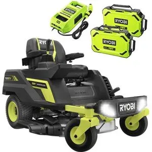 Ryobi ZTRX76 Akku-Nullwendekreismäher - 72V/20Ah - 76cm Schnittbreite - 2in1