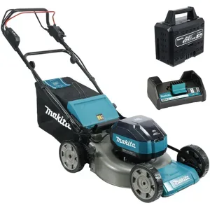 Makita LM004JB101 - Akku-Rasenmäher - Schnittbreite 53 cm - 70l-Fangkorb - 64V 10Ah