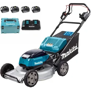 Makita DLM533 - Selbstfahrender Akku Rasenmäher - 4x18V/5Ah - Schnitt 53 cm
