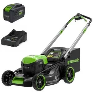 Greenworks GD48LM51SPIIK5 - Akku-Rasenmäher - 48V/5Ah - Schnittbreite 51 cm