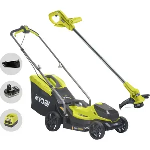 Ryobi RLM18X33B50LT23A  Akku-Rasenmäher- und Rasentrimmer-Set  18V 5Ah  Schnittbreite 33 cm + 23 cm
