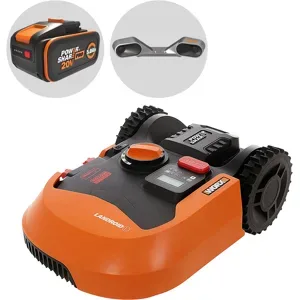 Worx Landroid WR147E.1 - Mähroboter - mit Begrenzungskabel - Akku 20V e 4Ah - L1000 - Gratis Kollisionssensor!
