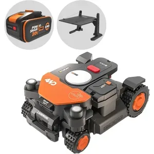 Worx Landroid Vision Cloud WR340E  Mähroboter mit Allradantrieb 4WD einfache Installation ohne Begrenzungskabel - Garage inklusive