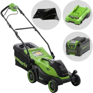 Greenworks MO40L411-01  Akku-Rasenmäher  40 V/4 Ah  Schnittbreite 36 cm